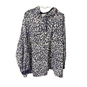 Sandy Liang x Target Hoodie Cheetah Print Pullover Size 4X